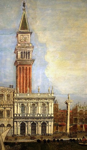 Venise, la Régate Historique défile sous le Palais des Doges.